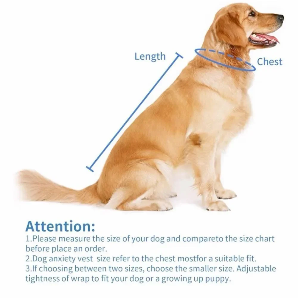 MCHY Dog Anxiety Vest, Anxiety Relief for Dogs, Calming Coat